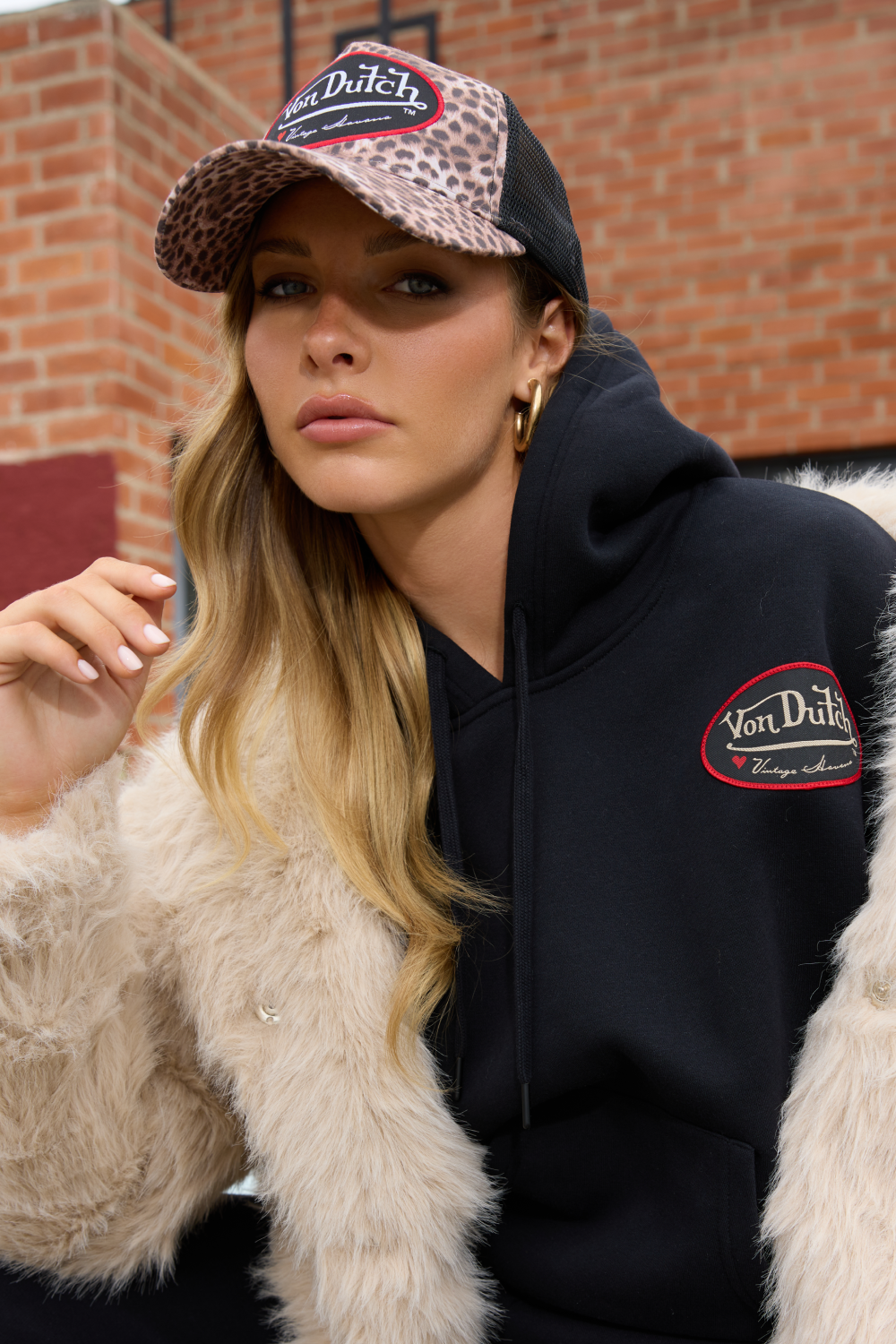 Von Dutch Trucker Hat - Leopard