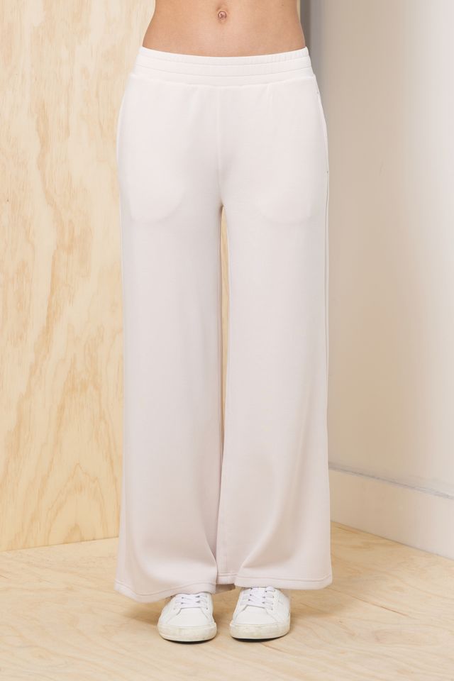 Cloud Fleece Flare Pant - Pearl