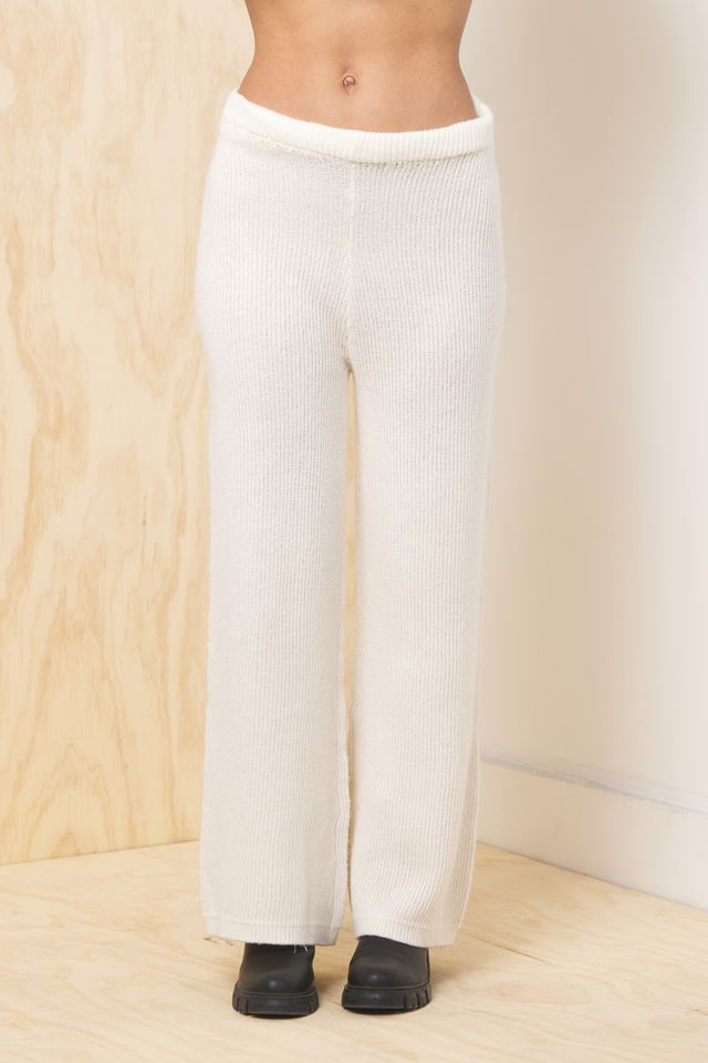 Sweater Terry Wide Leg Pant