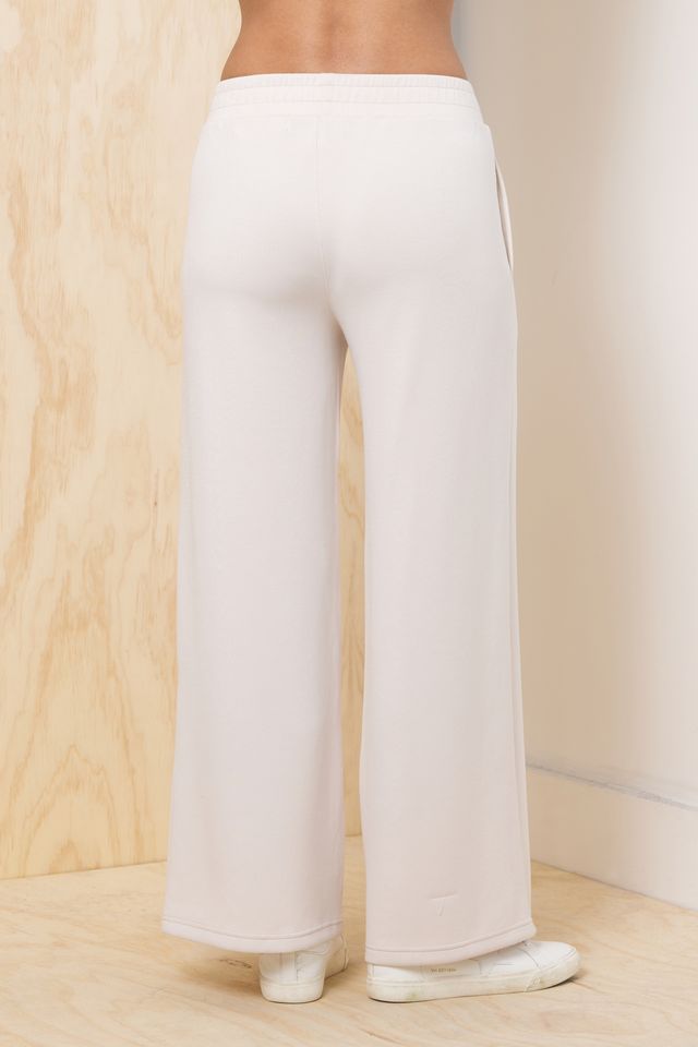 Cloud Fleece Flare Pant - Pearl