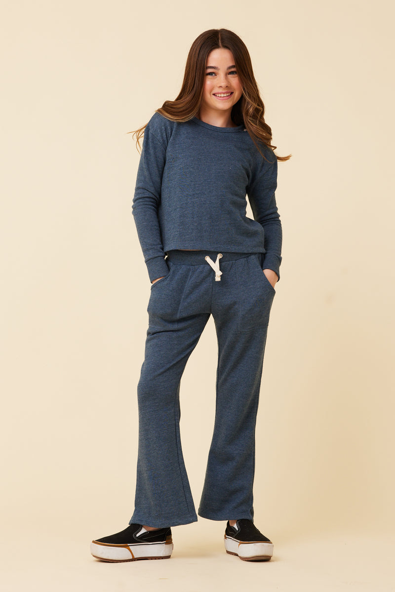 Wide Leg French Terry Pant