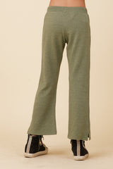 Wide Leg French Terry Pant