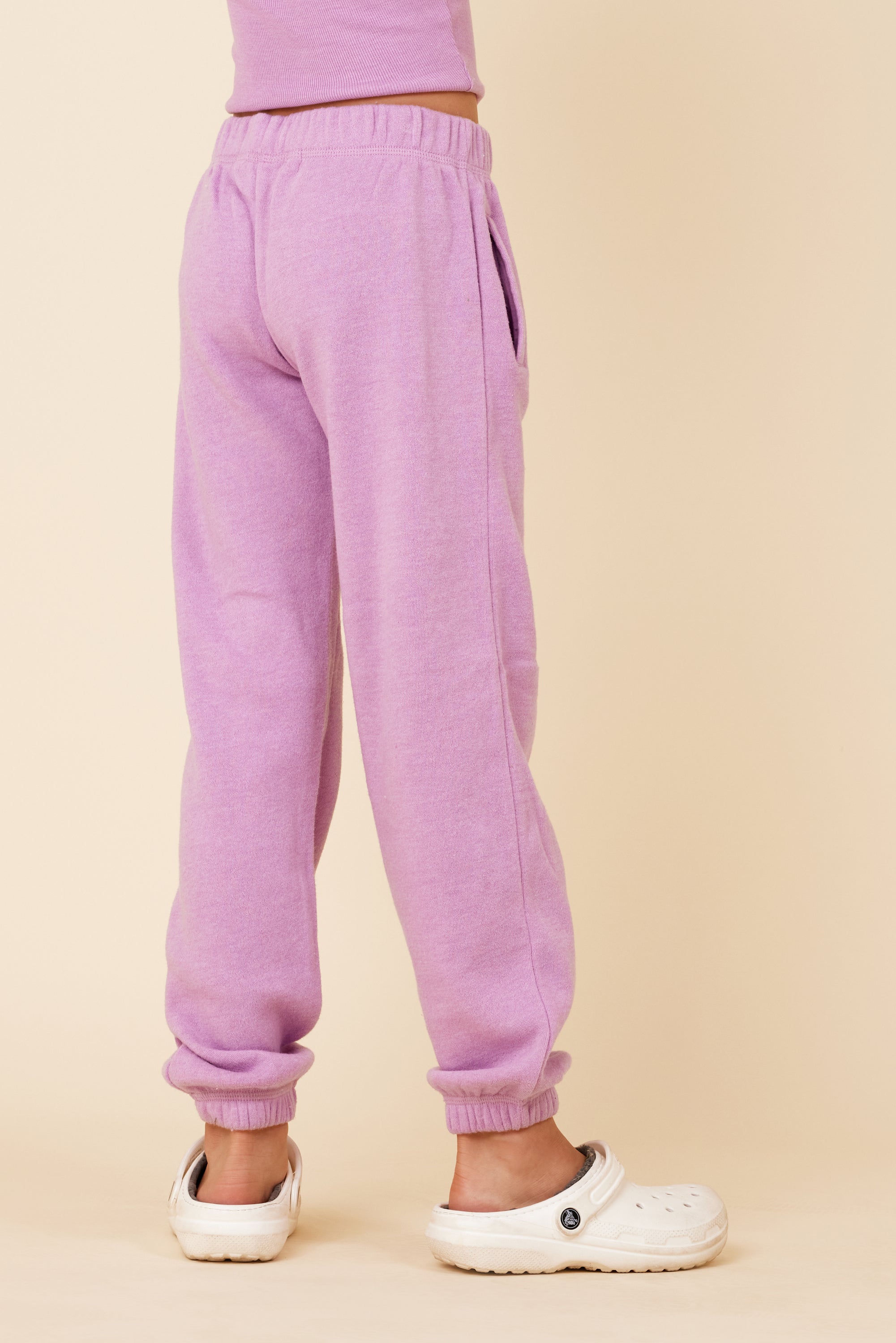 Violet Slit Pocket Jogger