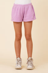 Violet Slit Pocket Short