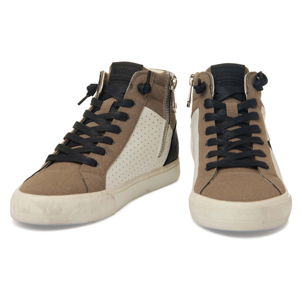 LESTER - BLACK/TAUPE