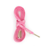 PINK WHITE GOLD TIP LACES