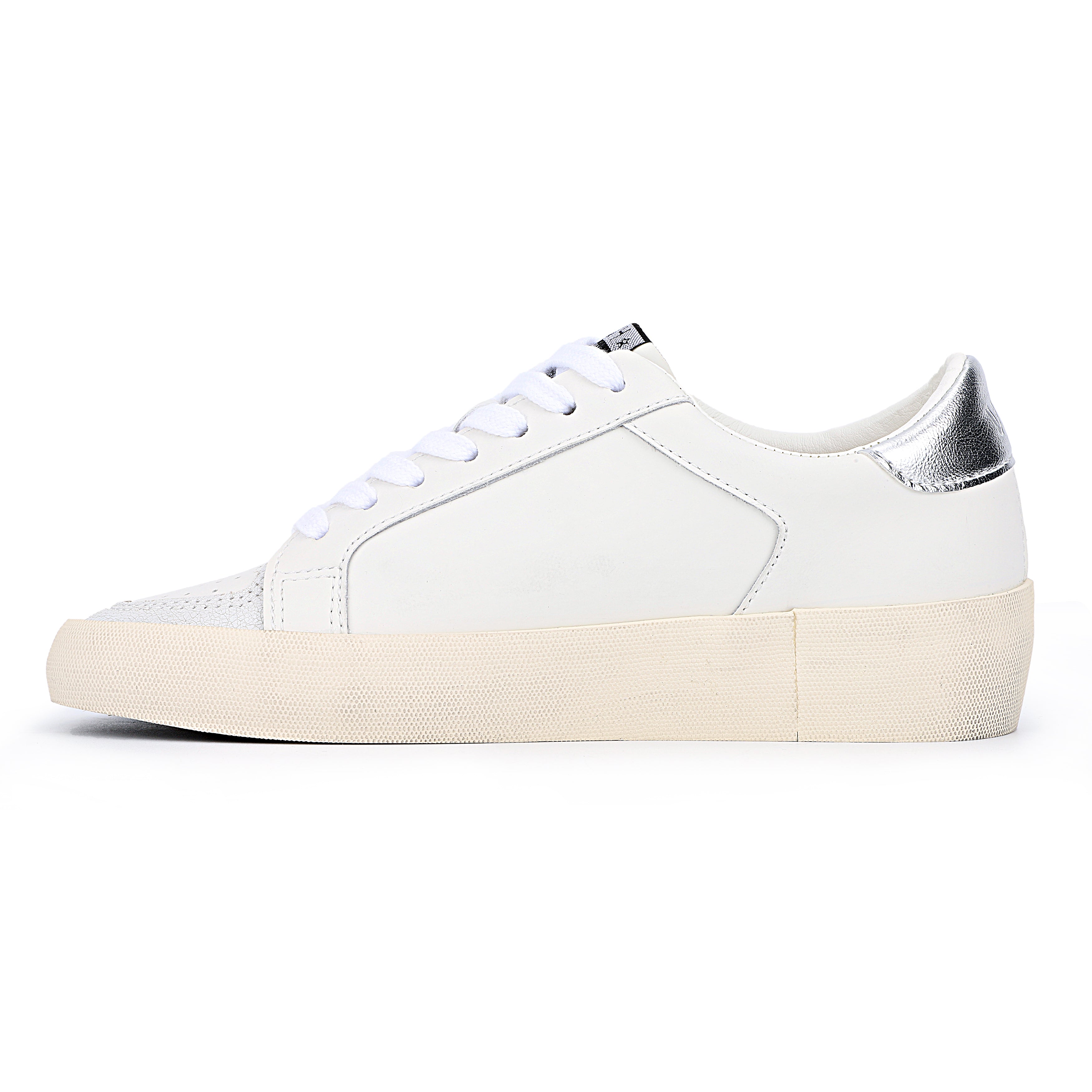 QUINN - WHITE/ SILVER