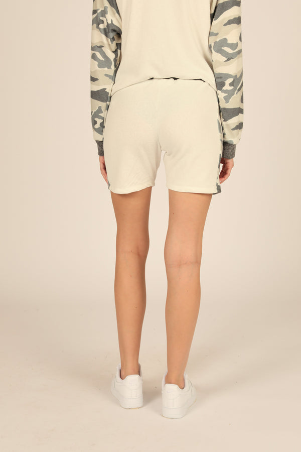 Camo Colorblock Boyfriend Short