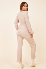Taupe Ribbed Pants