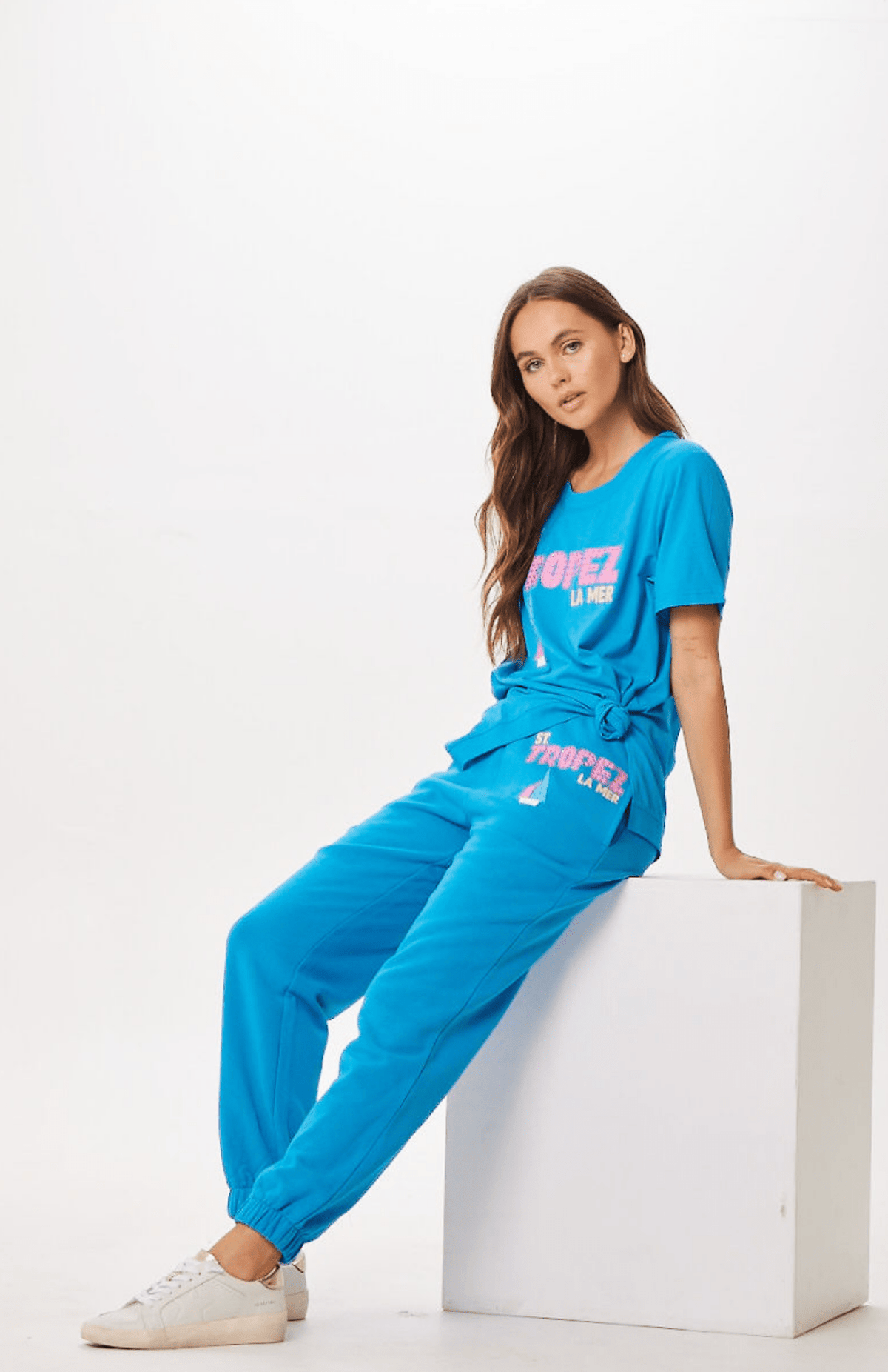 Bright Blue St. Tropez Jet Setter Surf Wash Jogger Small Bright Blue