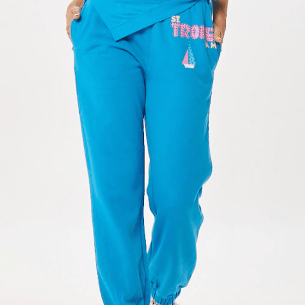 Bright Blue St. Tropez Jet Setter Surf Wash Jogger – VintageHavana.com