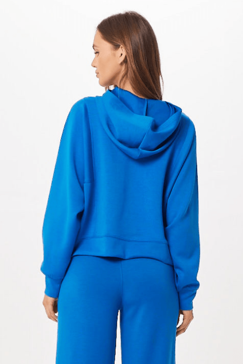Cobalt Cloud Half Zip Pullover Hoodie
