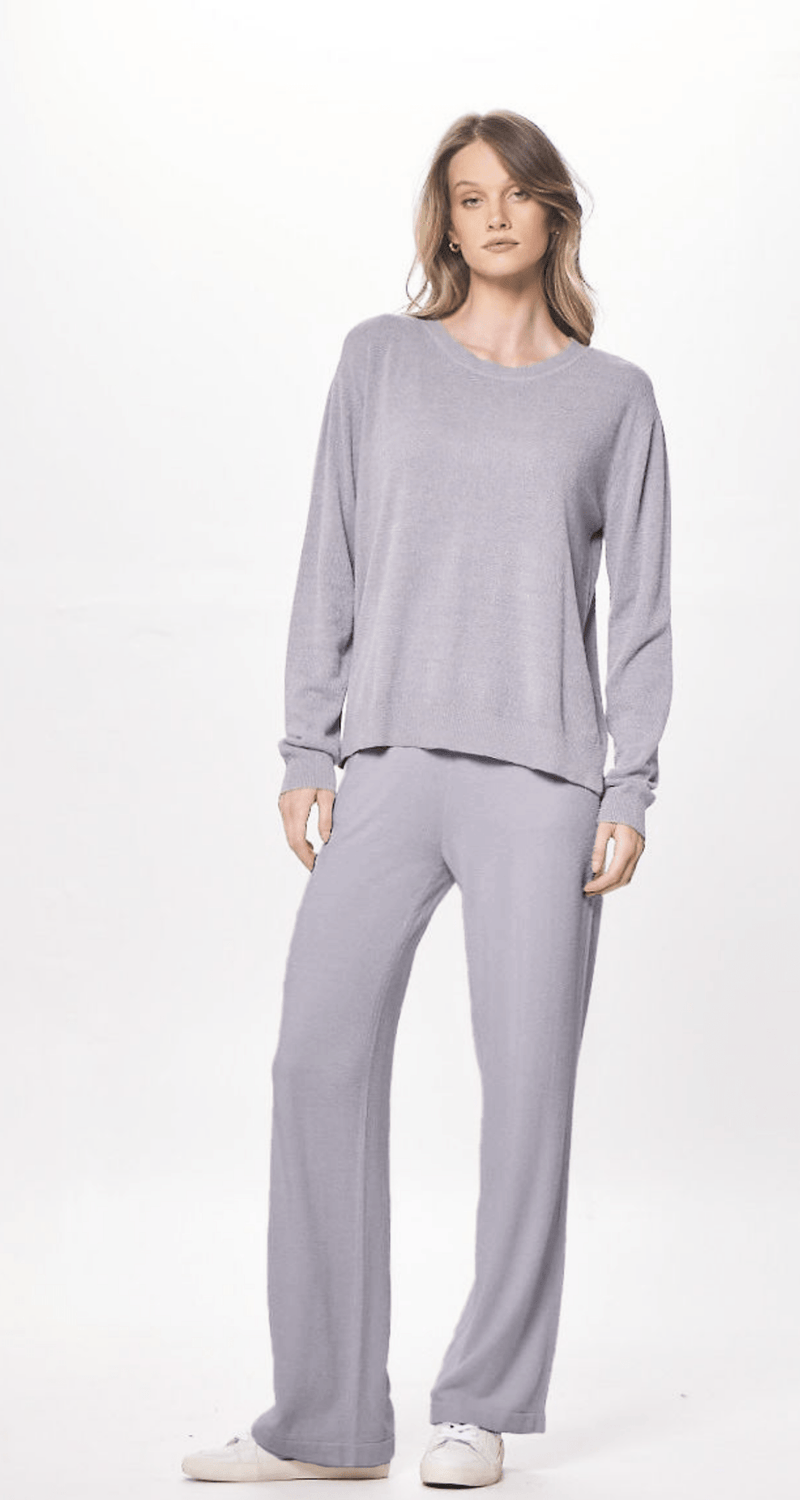 Cool Grey Plush Knit Jogger VintageHavana