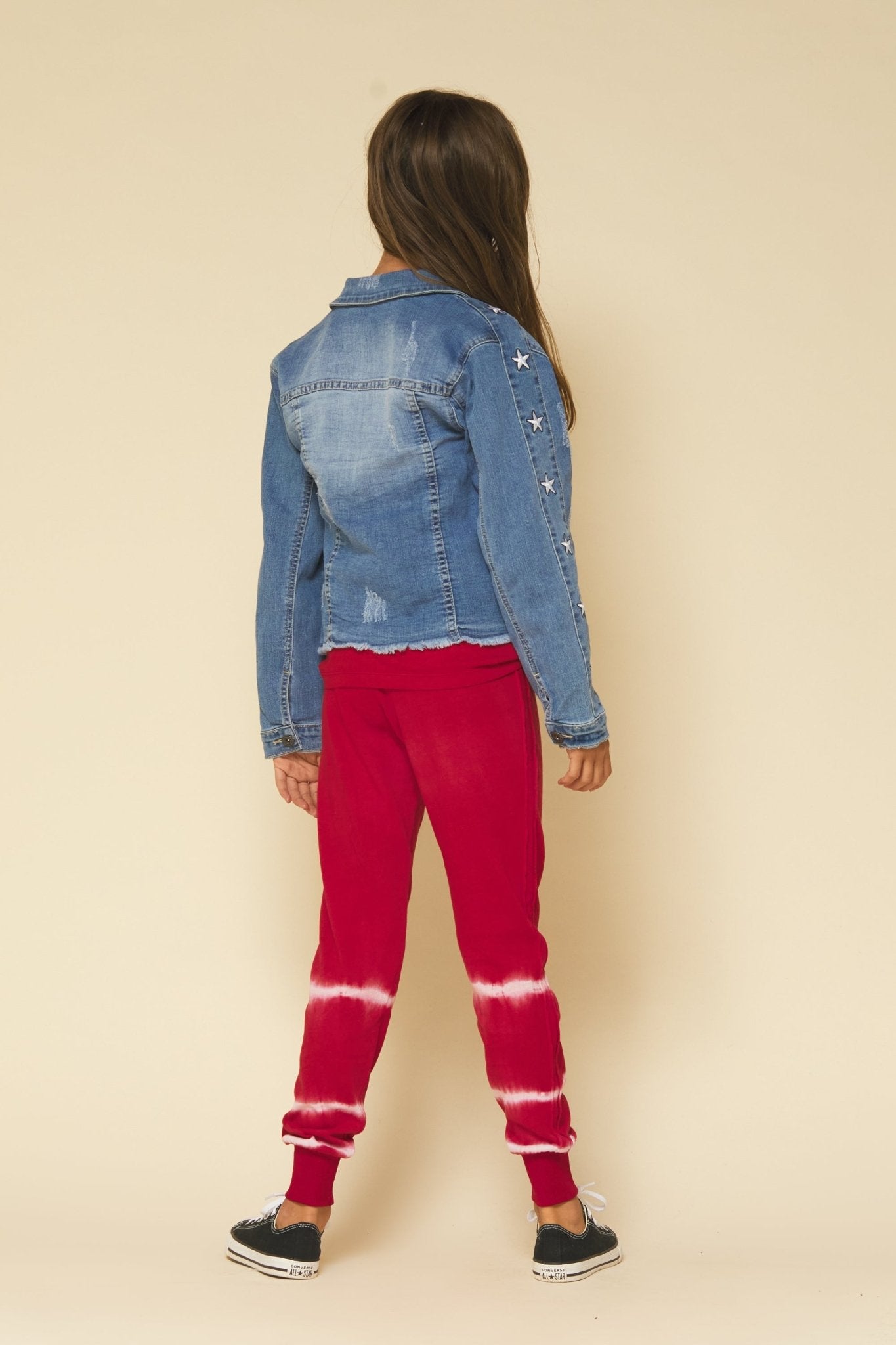 DENIM JACKET WITH STARS
