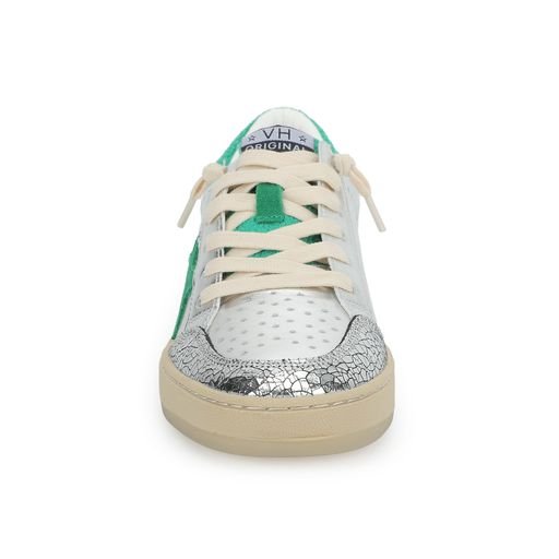DENISSE 10 - SILVER/GREEN MULTI