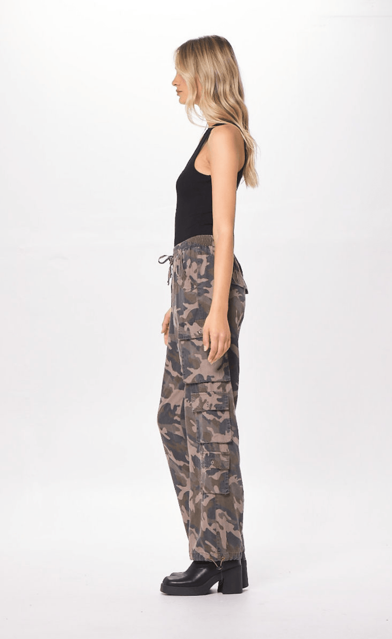 Green Camo Tencel Cargo Pant VintageHavana