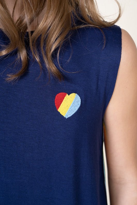 HEART AND STRIPES TANK