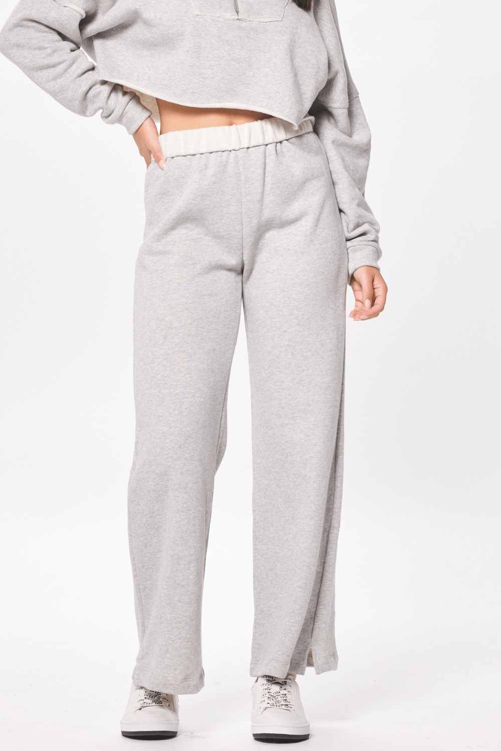Hunter Grey Fleece Pant w/ Rollover Waistband